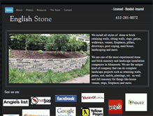 Tablet Screenshot of englishstonellc.com